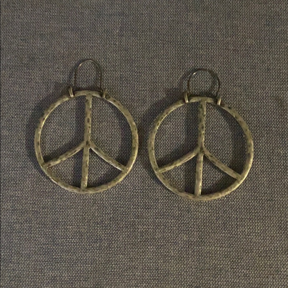 Peace Sign Earrings